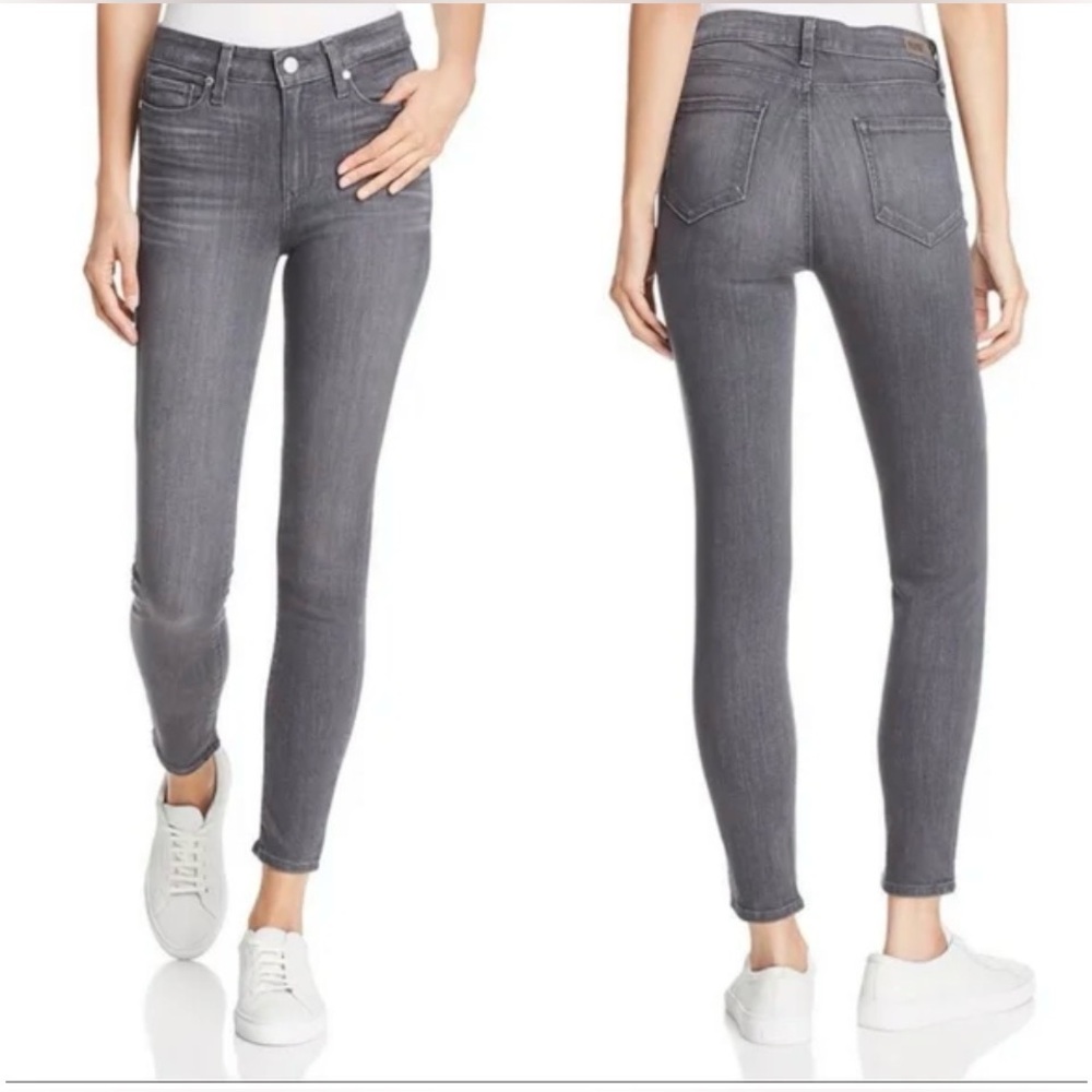 Paige Verdugo Ankle Women’s Skinny Grey Jeans Size 30
